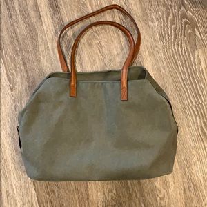 New Street Level Tote - Olive Green Large Bag